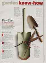 Better Homes & Gardens July 2012 Magazine Article: Pay Dirt