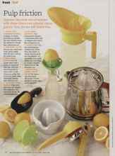 Better Homes & Gardens August 2012 Magazine Article: Pulp friction