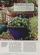 Better Homes & Gardens August 2012 Magazine Article: The Herb Hunter