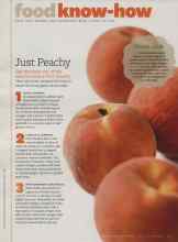 Better Homes & Gardens August 2012 Magazine Article: Just Peachy