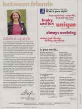 Better Homes & Gardens September 2012 Magazine Article: Celebrating style