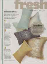 Better Homes & Gardens September 2012 Magazine Article: SEASONAL DEBUTS