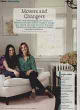 Better Homes & Gardens September 2012 Magazine Article: Movers and Changers