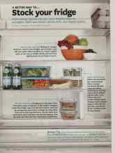 Better Homes & Gardens September 2012 Magazine Article: A BETTER WAY TO... Stock your fridge