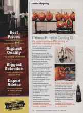 Better Homes & Gardens October 2012 Magazine Article: Ultimate Pumpkin Carving Kit