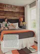 Better Homes & Gardens October 2012 Magazine Article: I Did It!