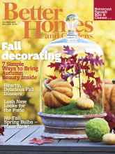 Better Homes & Gardens October 2012 Magazine Cover