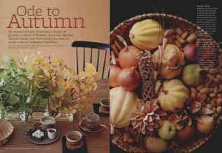 Better Homes & Gardens October 2012 Magazine Article: Ode to Autumn