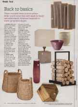 Better Homes & Gardens November 2012 Magazine Article: Back to basics