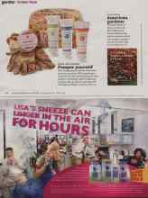 Better Homes & Gardens November 2012 Magazine Article: Pamper yourself