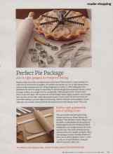 Better Homes & Gardens November 2012 Magazine Article: Perfect Pie Package