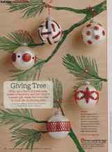 Better Homes & Gardens December 2012 Magazine Article: Giving Tree