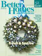 Better Homes & Gardens December 2012 Magazine Cover