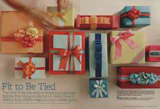 Better Homes & Gardens December 2012 Magazine Article: Fit to Be Tied
