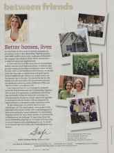 Better Homes & Gardens January 2013 Magazine Article: Better homes, lives