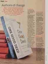 Better Homes & Gardens January 2013 Magazine Article: Authors of change