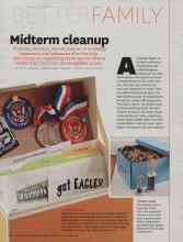 Better Homes & Gardens January 2013 Magazine Article: Midterm cleanup
