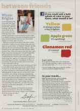 Better Homes & Gardens February 2013 Magazine Article: Winter Brights