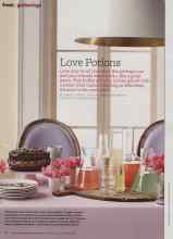 Better Homes & Gardens February 2013 Magazine Article: Love Potions