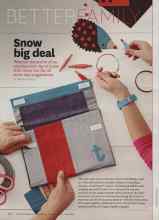 Better Homes & Gardens February 2013 Magazine Article: Snow big deal