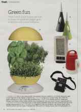 Better Homes & Gardens March 2013 Magazine Article: Green fun