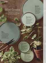 Better Homes & Gardens March 2013 Magazine Article: Mint Greens