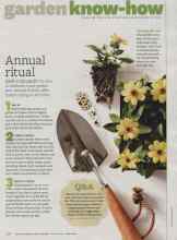 Better Homes & Gardens March 2013 Magazine Article: Annual ritual