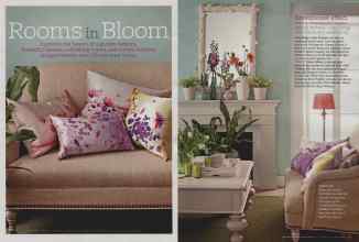 Better Homes & Gardens March 2013 Magazine Article: Rooms in Bloom