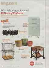 Better Homes & Gardens April 2013 Magazine Article: Win Fab Home Accents!