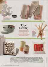 Better Homes & Gardens May 2013 Magazine Article: Type Casting