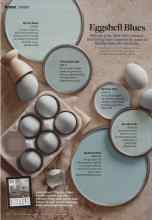 Better Homes & Gardens May 2013 Magazine Article: Eggshell Blues