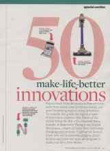 Better Homes & Gardens May 2013 Magazine Article: 50 make-life-better innovations