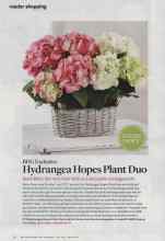 Better Homes & Gardens May 2013 Magazine Article: BHG Exclusive: Hydrangea Hopes Plant Duo