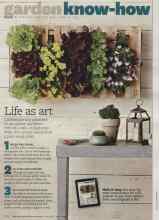 Better Homes & Gardens May 2013 Magazine Article: Life as art