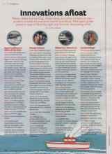 Better Homes & Gardens May 2013 Magazine Article: Innovations afloat