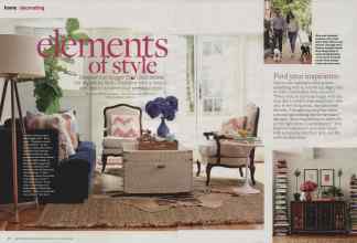 Better Homes & Gardens May 2013 Magazine Article: Elements of style