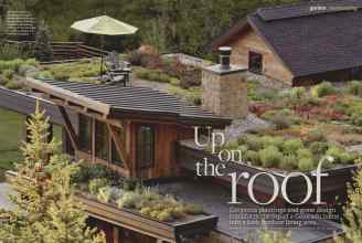 Better Homes & Gardens May 2013 Magazine Article: Up on the roof