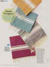 Better Homes & Gardens June 2013 Magazine Article: Handy Wrappers