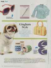 Better Homes & Gardens June 2013 Magazine Article: Gingham Style