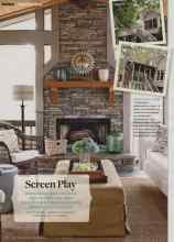 Better Homes & Gardens June 2013 Magazine Article: Screen Play