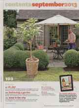 Better Homes & Gardens September 2013 Magazine Article: Page 1