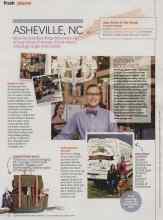 Better Homes & Gardens September 2013 Magazine Article: ASHEVILLE, NC