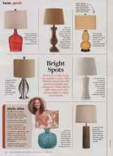 Better Homes & Gardens September 2013 Magazine Article: Bright Spots