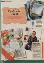 Better Homes & Gardens September 2013 Magazine Article: Flea Market Fresh