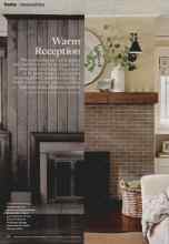 Better Homes & Gardens September 2013 Magazine Article: Warm Reception