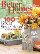 Better Homes & Gardens September 2013 Magazine Cover