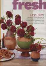 Better Homes & Gardens October 2013 Magazine Article: HOPS SPOT