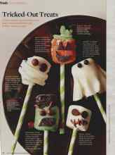Better Homes & Gardens October 2013 Magazine Article: Tricked-Out Treats