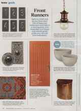 Better Homes & Gardens October 2013 Magazine Article: Front Runners