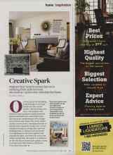 Better Homes & Gardens October 2013 Magazine Article: Creative Spark